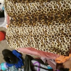 Cheetah print strapless sip up dress